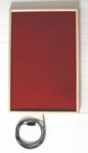 Plaque 1 carbone + cadre +  barre de protection 1,020 x 340 mm